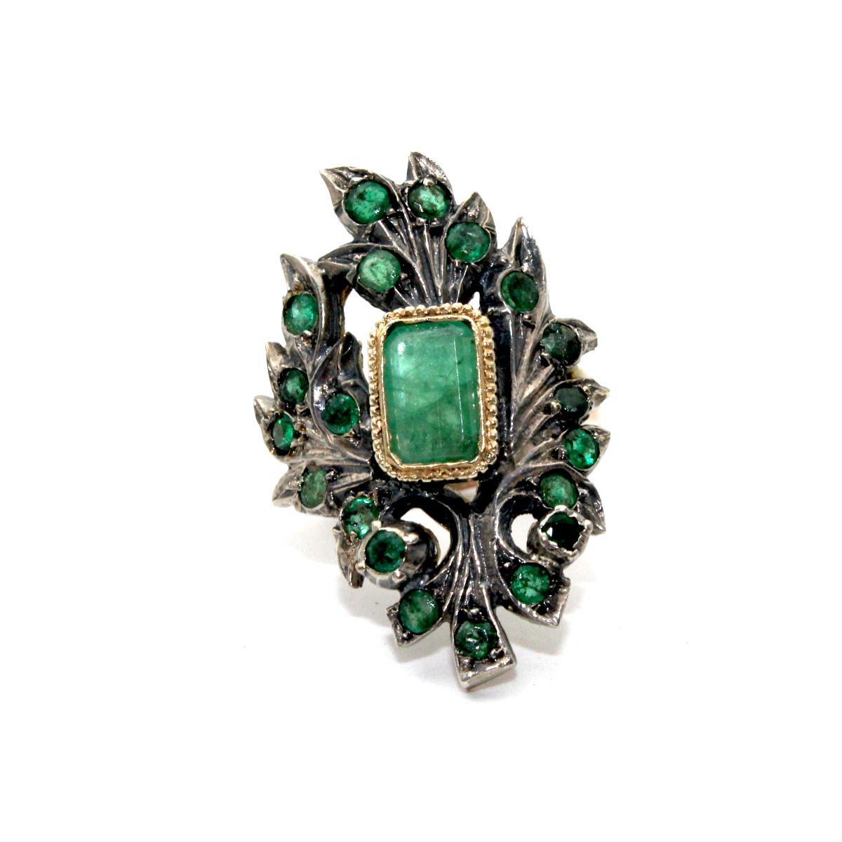 Anello Liberty con smeraldi - immagine 5